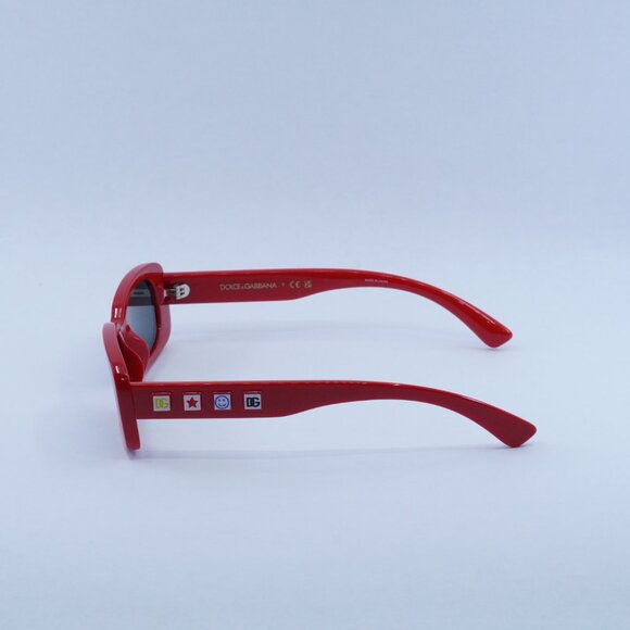 🕶️ New Dolce & Gabbana Kids DX6006U 308825 Sunglasses - Red Frame - Picture 8 of 10